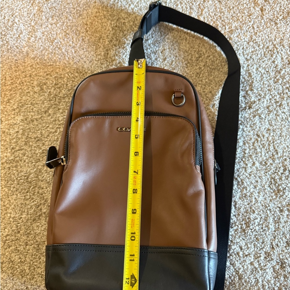 Coach Brown and Black Men's Bag - Picture 8 of 10